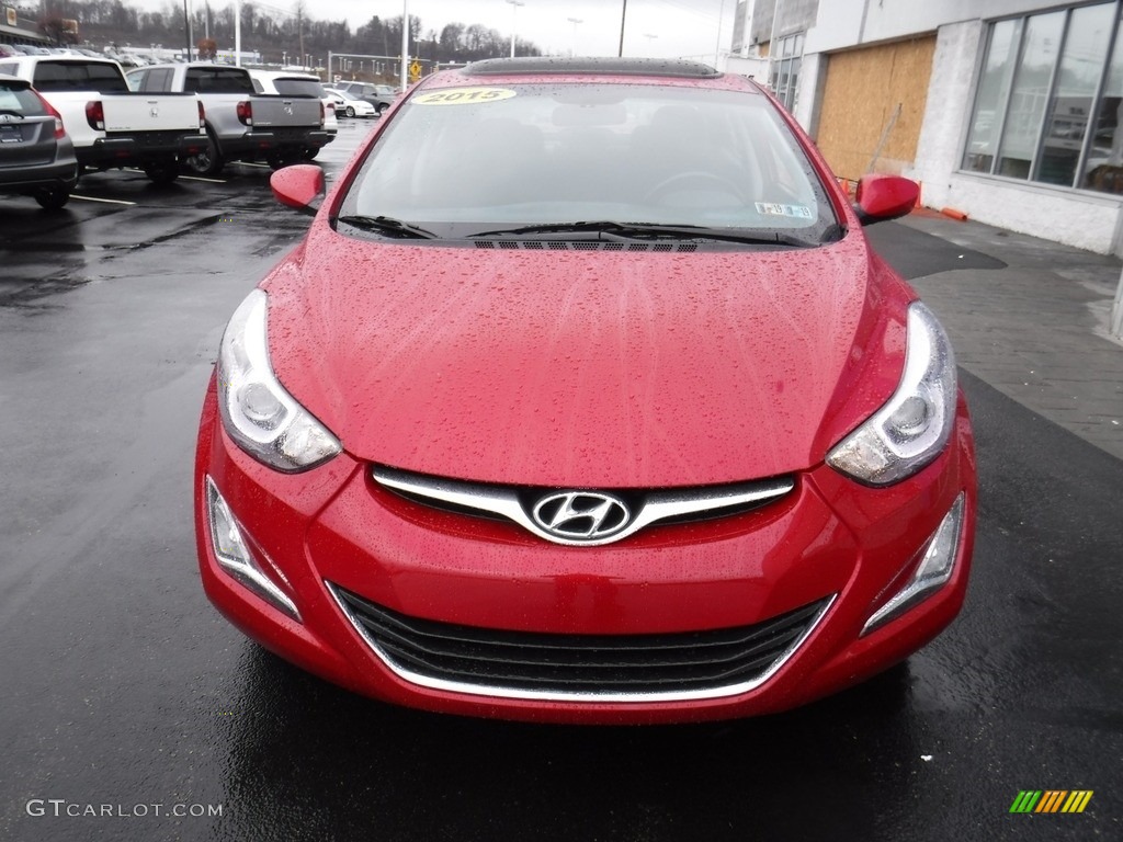 2015 Elantra SE Sedan - Venetian Red / Black photo #6