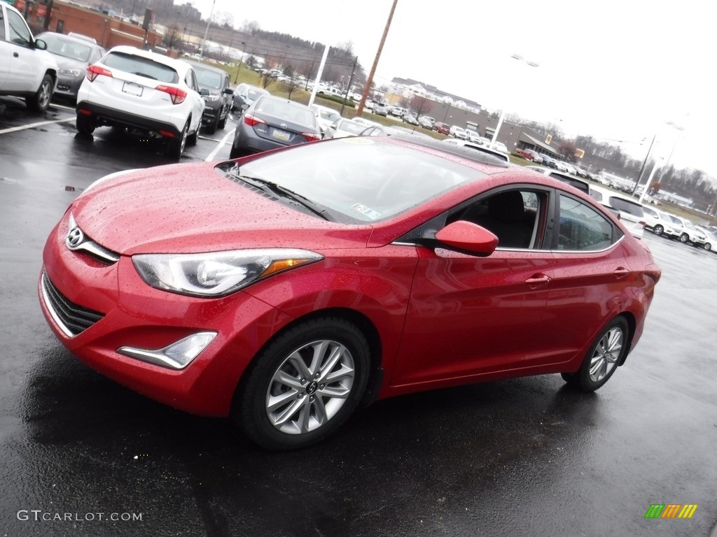 2015 Elantra SE Sedan - Venetian Red / Black photo #7