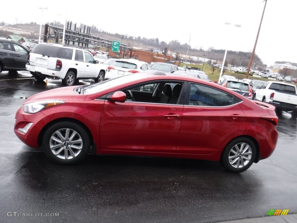 2015 Elantra SE Sedan - Venetian Red / Black photo #8