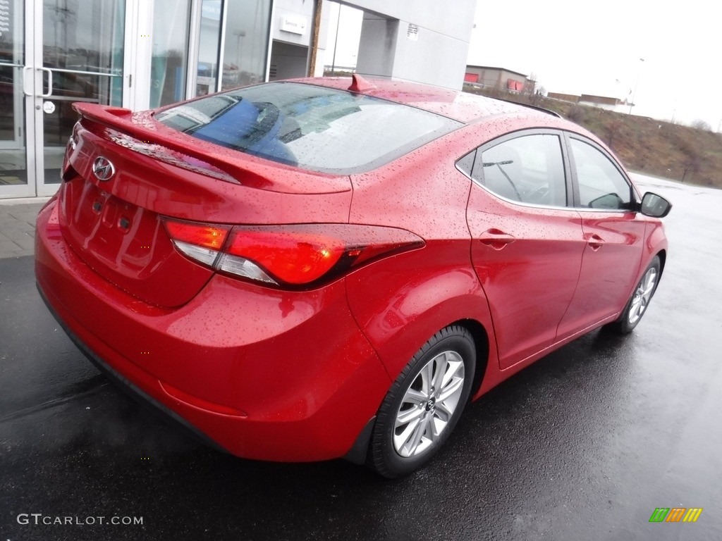 2015 Elantra SE Sedan - Venetian Red / Black photo #10