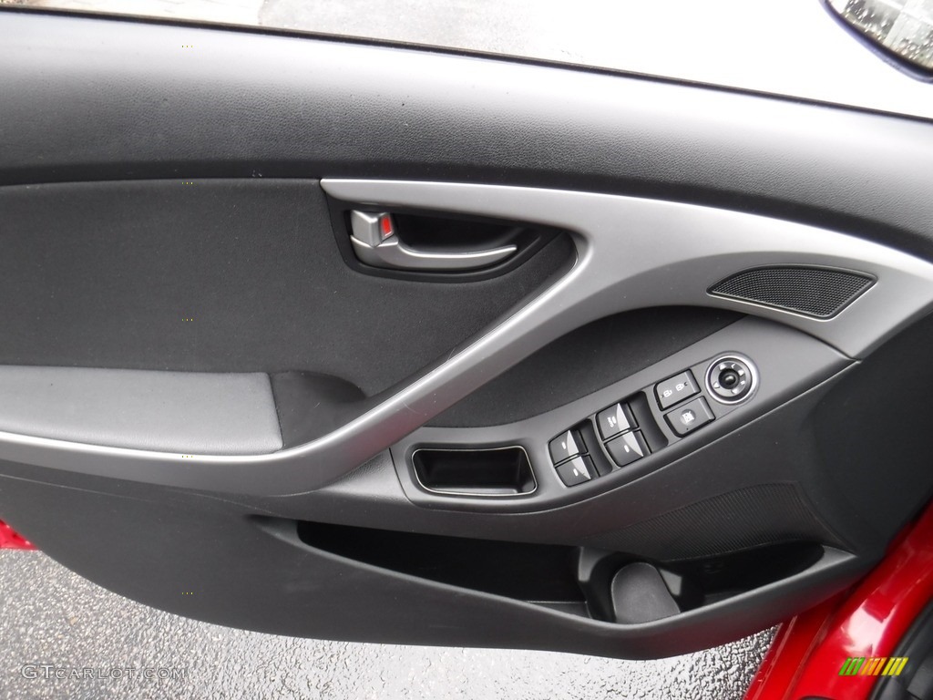 2015 Elantra SE Sedan - Venetian Red / Black photo #13