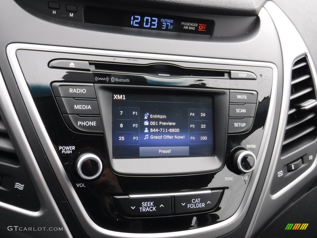 2015 Elantra SE Sedan - Venetian Red / Black photo #16