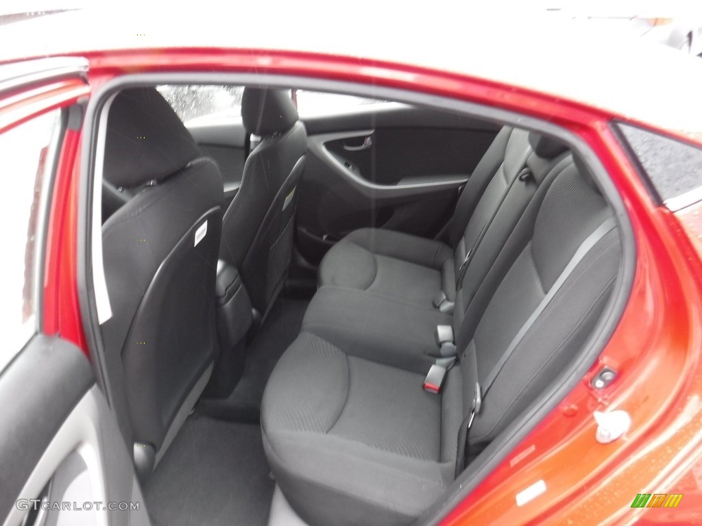2015 Elantra SE Sedan - Venetian Red / Black photo #23