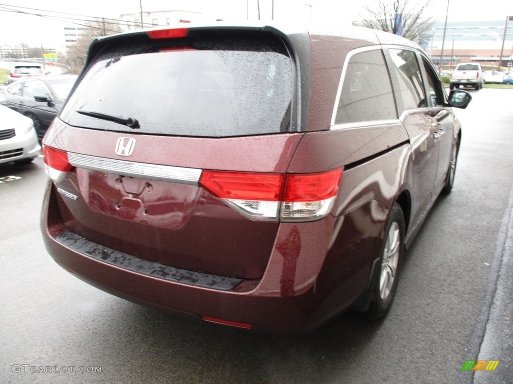 2015 Odyssey EX-L - Dark Cherry Pearl / Beige photo #5