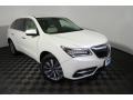 2015 White Diamond Pearl Acura MDX SH-AWD Technology  photo #10