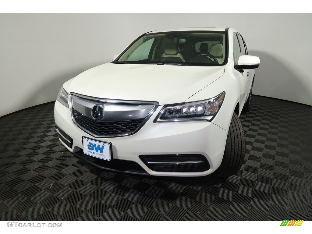 2015 MDX SH-AWD Technology - White Diamond Pearl / Ebony photo #13