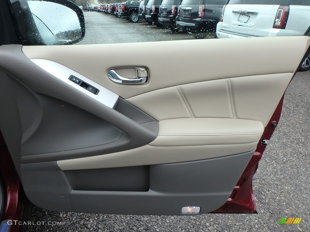 2012 Murano SL AWD - Merlot / Beige photo #6