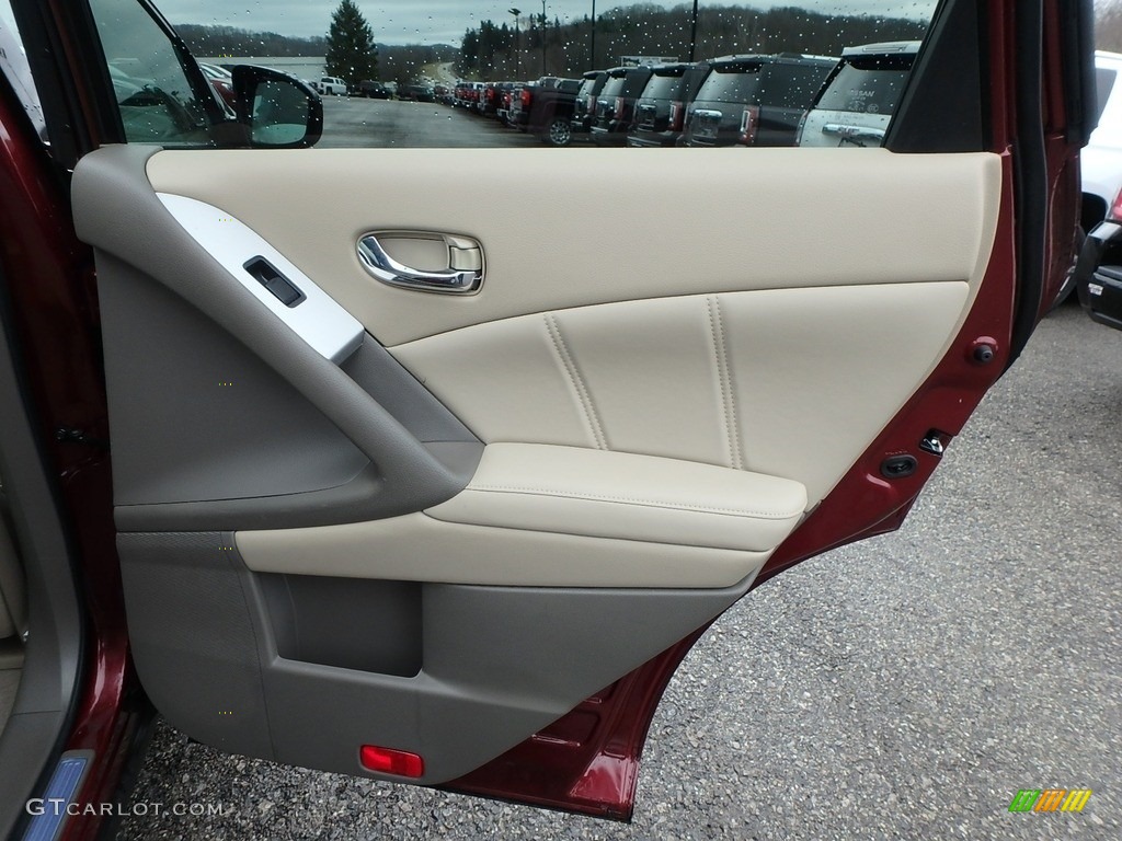 2012 Murano SL AWD - Merlot / Beige photo #7