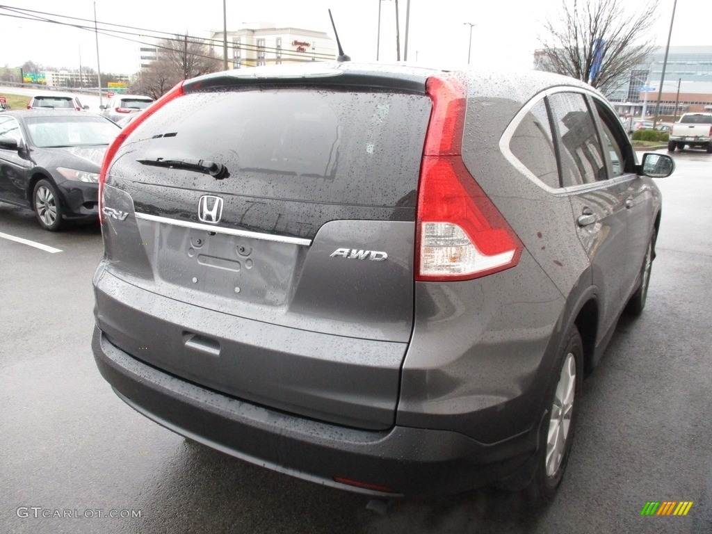 2014 CR-V EX AWD - Polished Metal Metallic / Gray photo #5