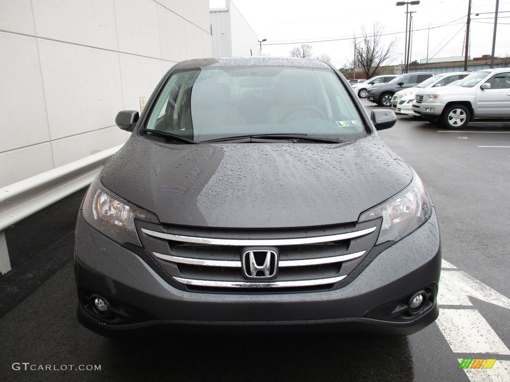 2014 CR-V EX AWD - Polished Metal Metallic / Gray photo #8