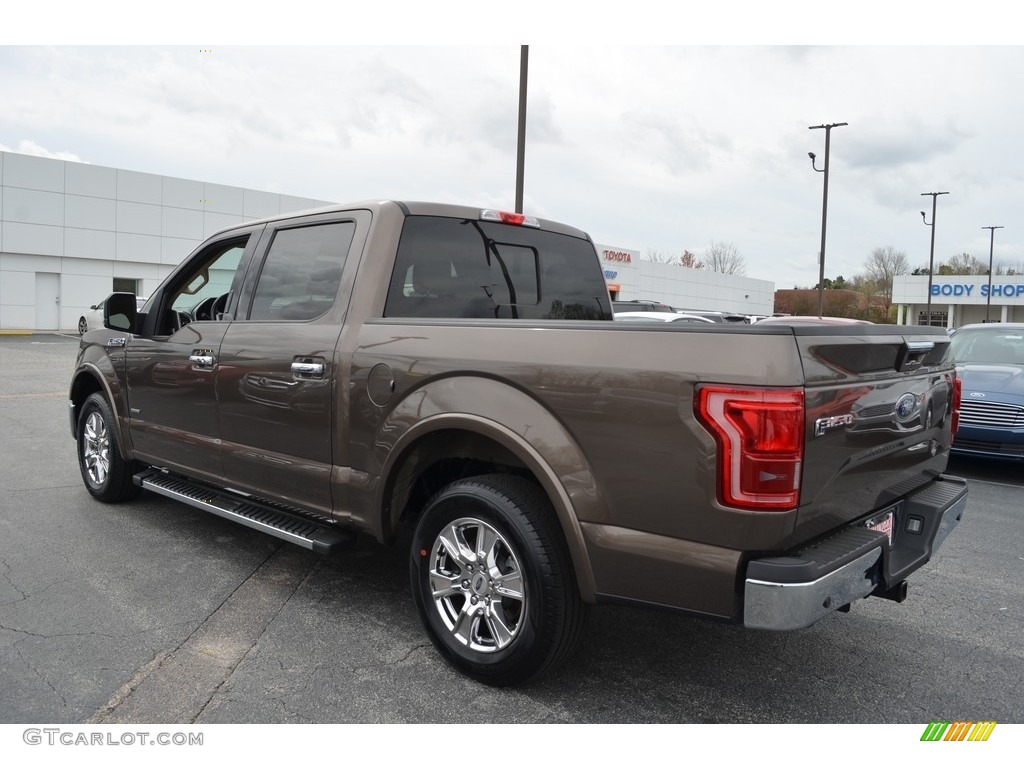 2015 F150 Lariat SuperCrew - Caribou Metallic / Medium Light Camel photo #4