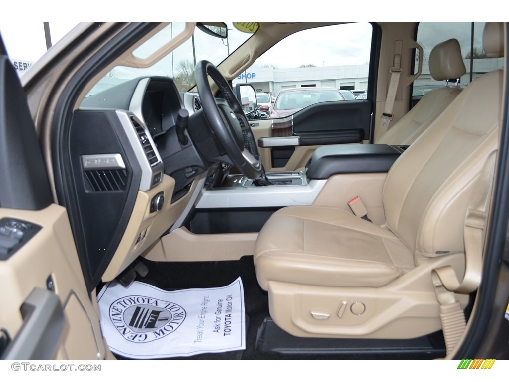 2015 F150 Lariat SuperCrew - Caribou Metallic / Medium Light Camel photo #11