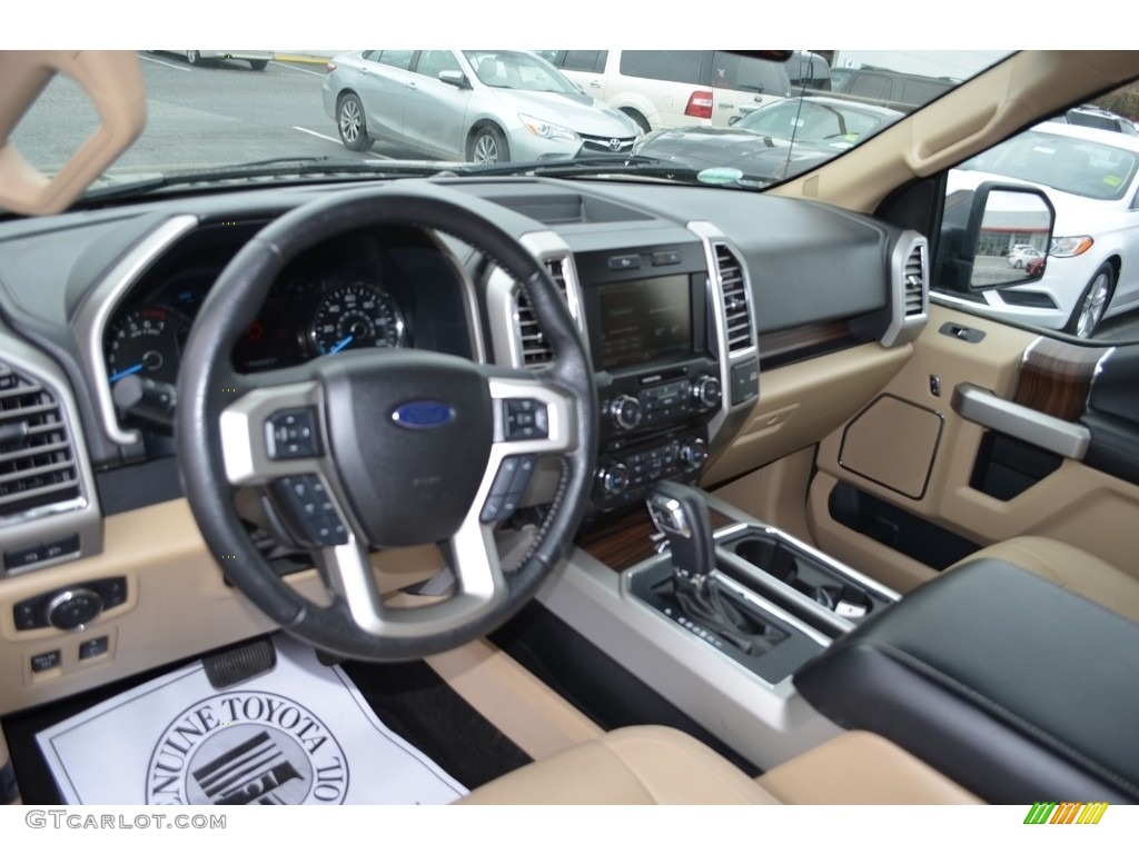 2015 F150 Lariat SuperCrew - Caribou Metallic / Medium Light Camel photo #12