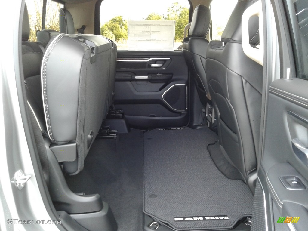 Black Interior 2019 Ram 1500 Laramie Crew Cab 4x4 Photo #126348899