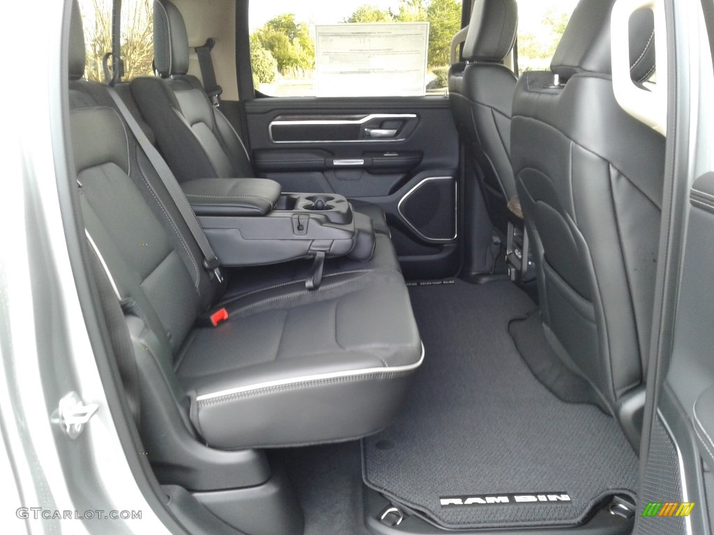 Black Interior 2019 Ram 1500 Laramie Crew Cab 4x4 Photo #126348920