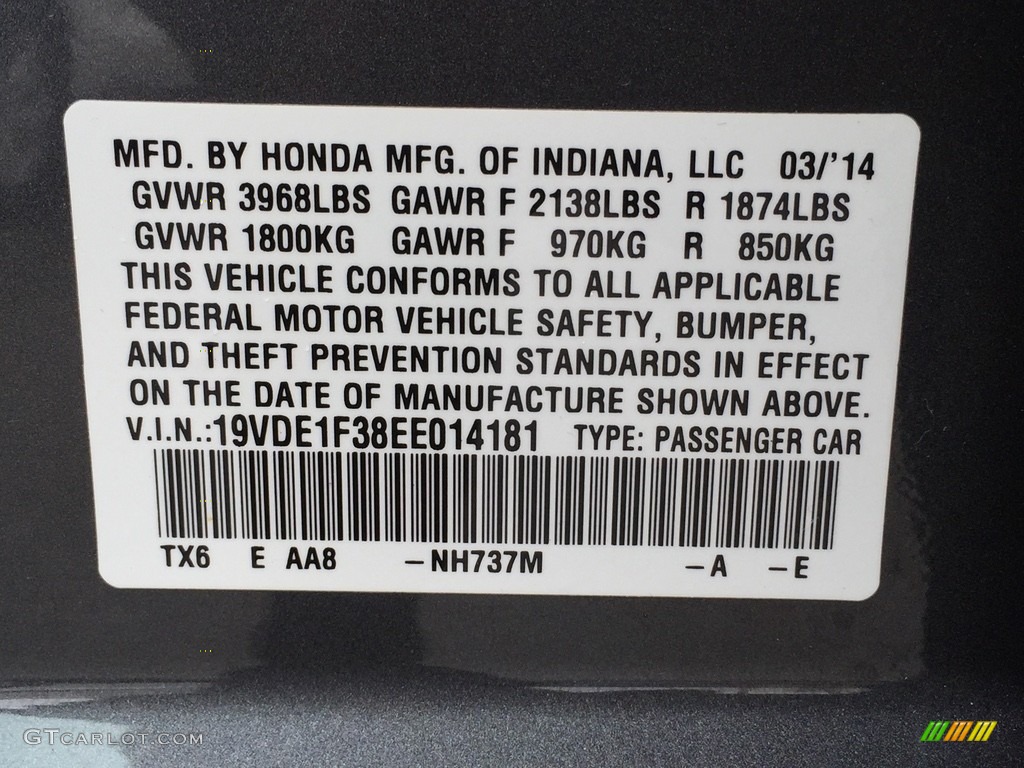 2014 ILX 2.0L - Polished Metal Metallic / Ebony photo #30