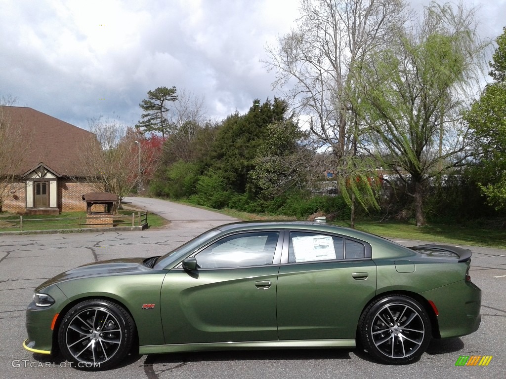 2018 Charger R/T Scat Pack - F8 Green / Black photo #1