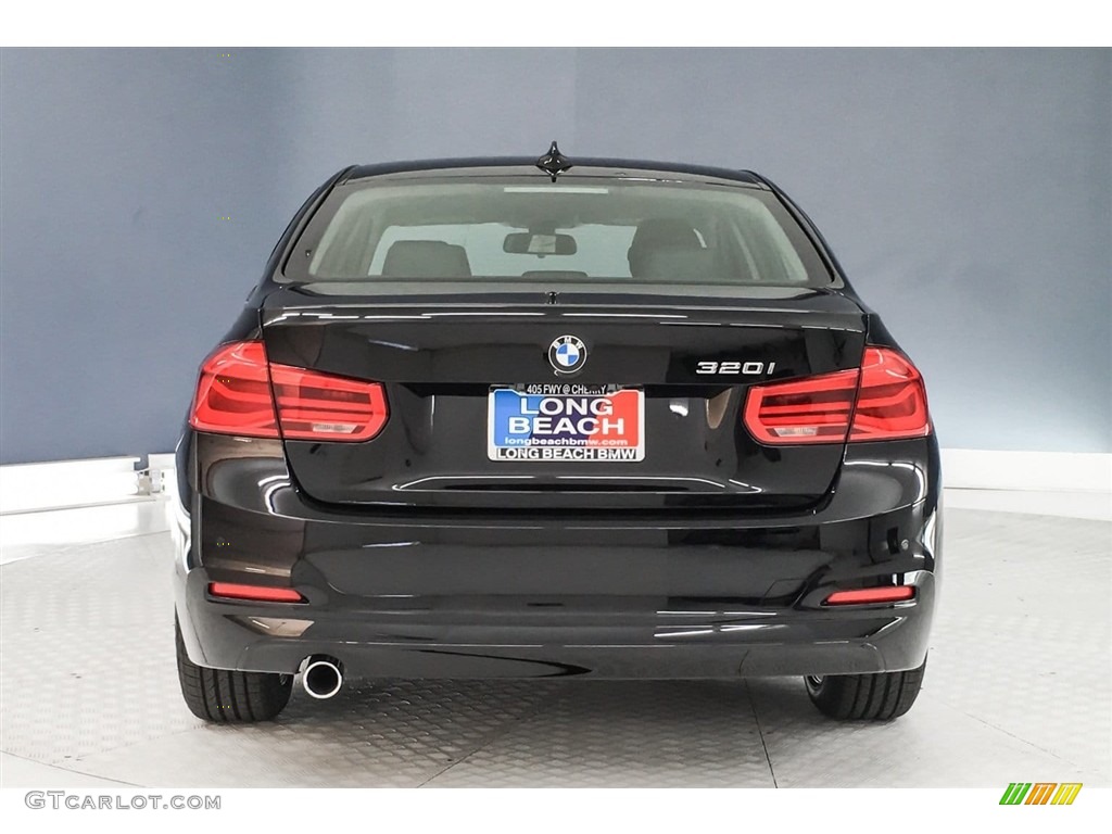 2018 3 Series 320i Sedan - Jet Black / Black photo #4