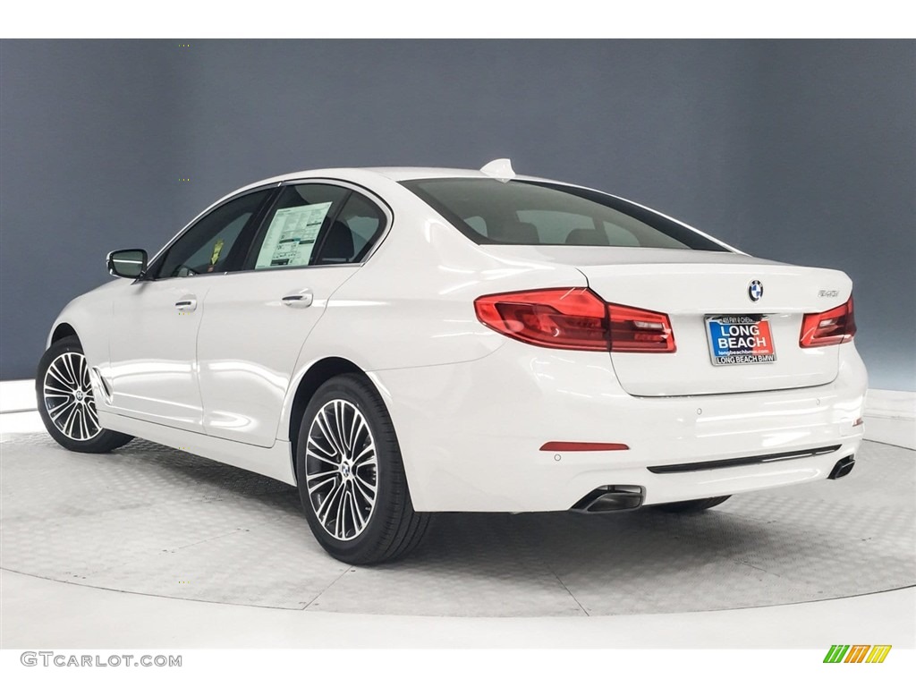 2018 5 Series 540i Sedan - Alpine White / Black photo #3