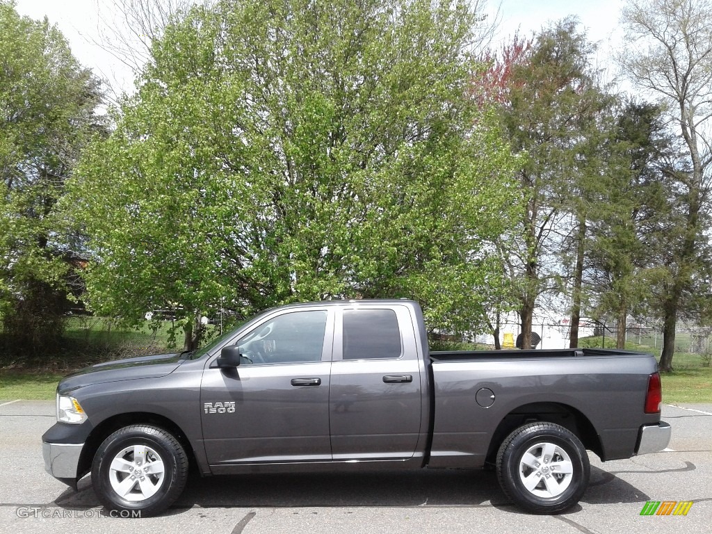 2018 1500 Tradesman Quad Cab - Granite Crystal Metallic / Black/Diesel Gray photo #1