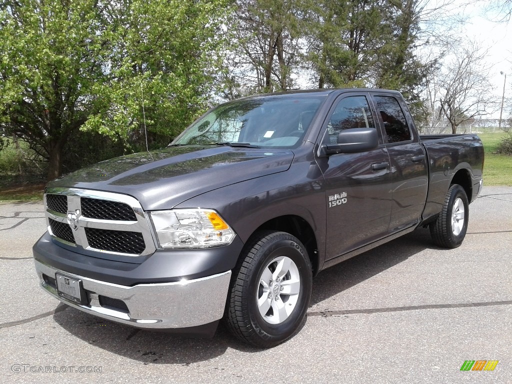 2018 1500 Tradesman Quad Cab - Granite Crystal Metallic / Black/Diesel Gray photo #2