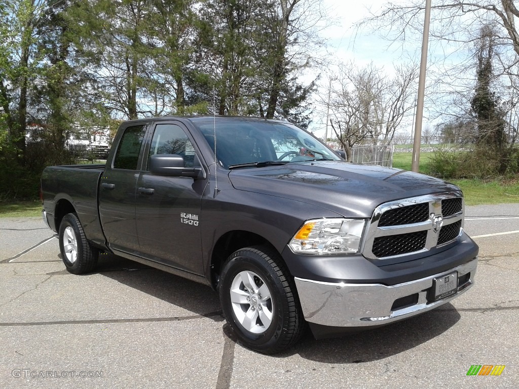 2018 1500 Tradesman Quad Cab - Granite Crystal Metallic / Black/Diesel Gray photo #4