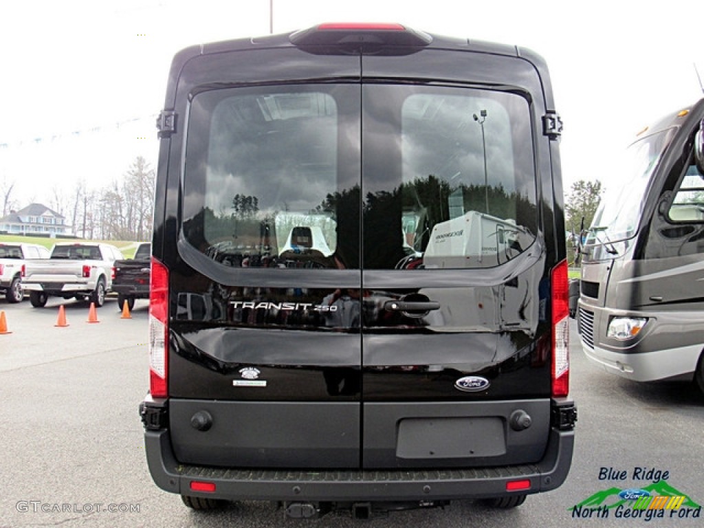 2018 Transit Van 250 MR Long - Shadow Black / Charcoal Black photo #4