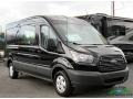 2018 Shadow Black Ford Transit Van 250 MR Long  photo #7