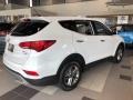 2018 Pearl White Hyundai Santa Fe Sport AWD  photo #2