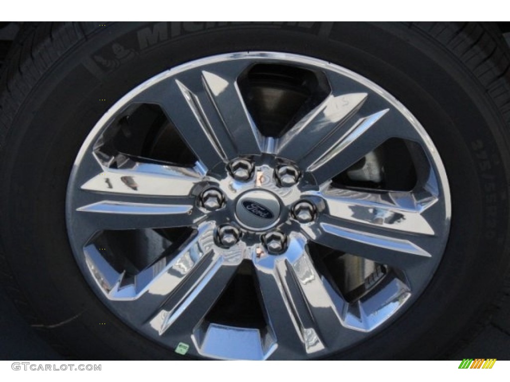 2018 F150 Lariat SuperCrew - White Platinum / Black photo #6