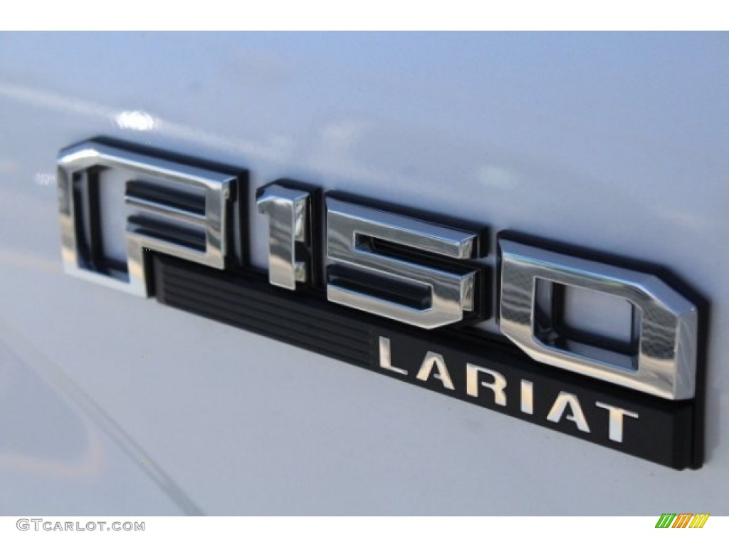 2018 F150 Lariat SuperCrew - White Platinum / Black photo #7