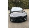 2016 Midnight Silver Metallic Tesla Model S P90D  photo #12