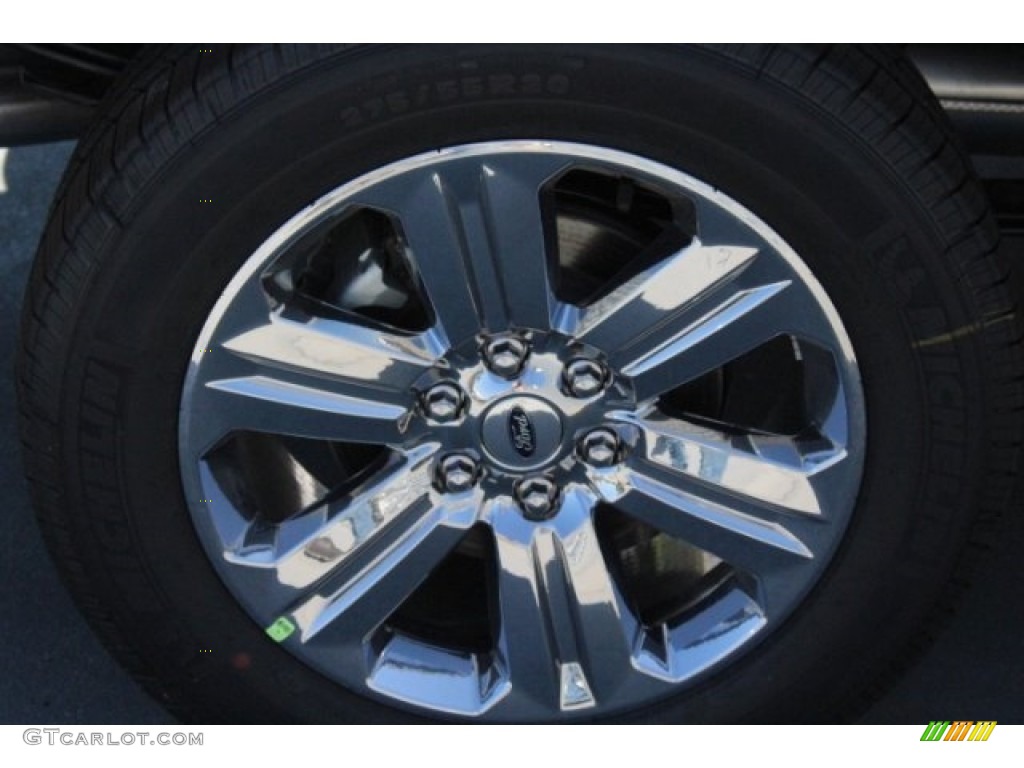 2018 F150 Lariat SuperCrew - White Platinum / Black photo #11