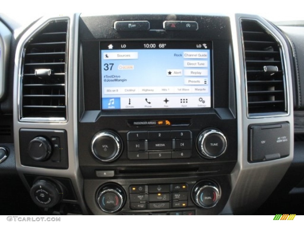 2018 F150 Lariat SuperCrew - White Platinum / Black photo #19