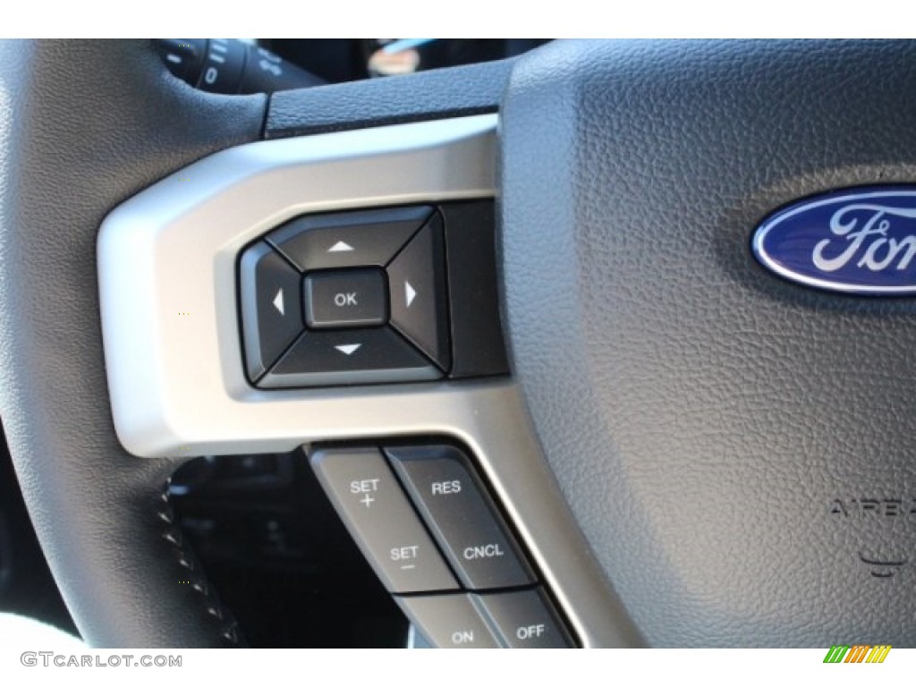 2018 F150 Lariat SuperCrew - White Platinum / Black photo #23