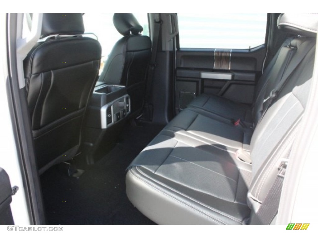 2018 F150 Lariat SuperCrew - White Platinum / Black photo #27