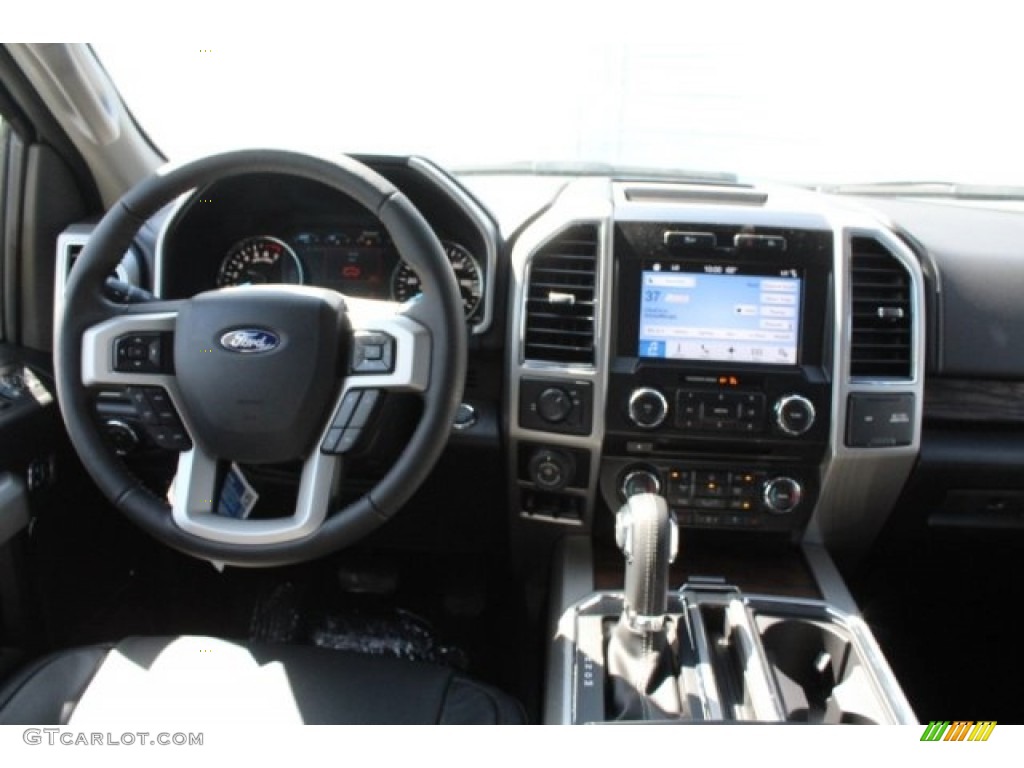 2018 F150 Lariat SuperCrew - White Platinum / Black photo #28