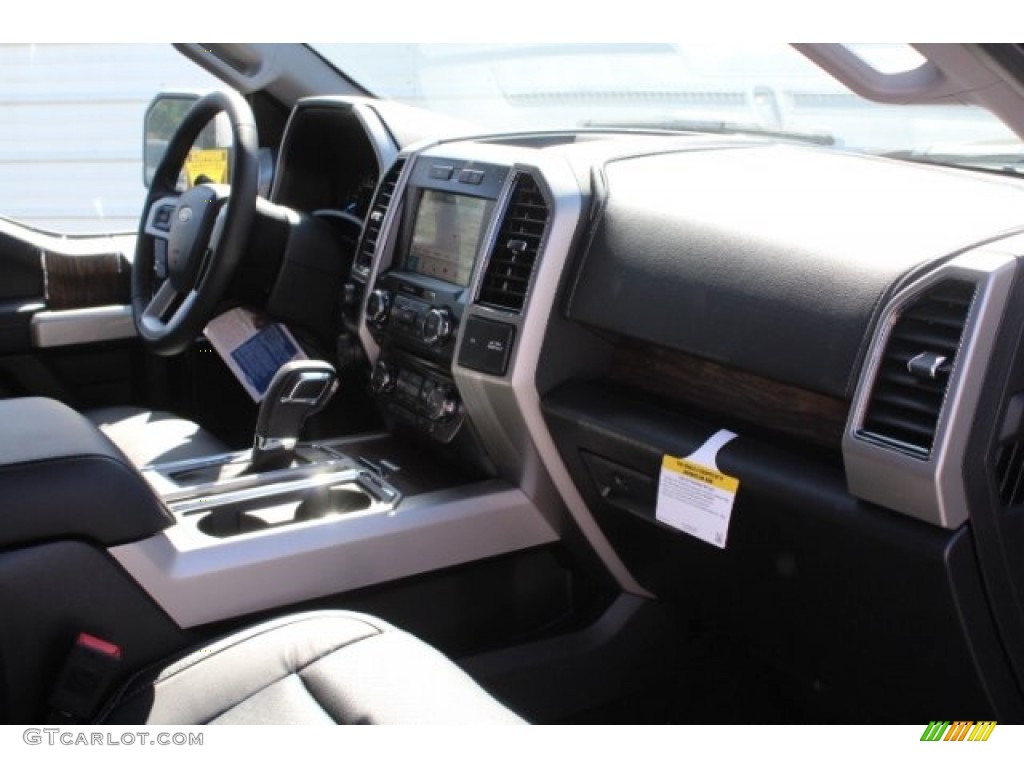 2018 F150 Lariat SuperCrew - White Platinum / Black photo #34