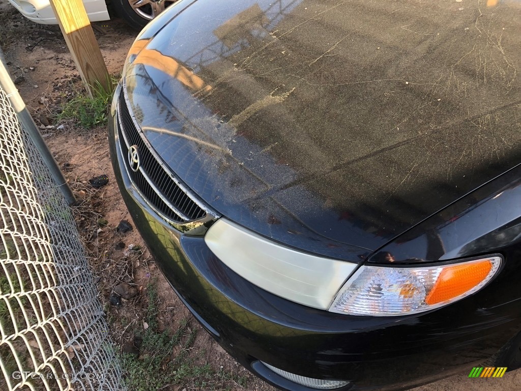 2000 Solara SE Coupe - Black Sand Pearl / Charcoal photo #2
