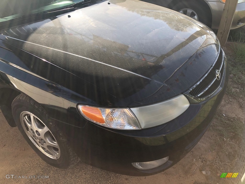2000 Solara SE Coupe - Black Sand Pearl / Charcoal photo #5