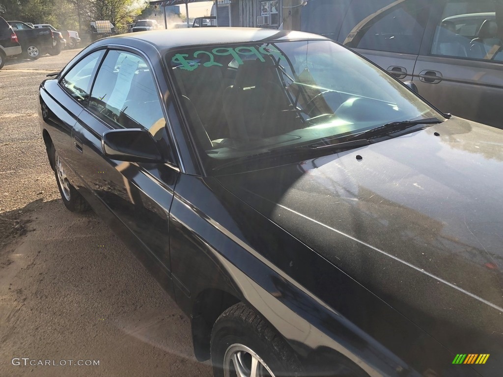 2000 Solara SE Coupe - Black Sand Pearl / Charcoal photo #6