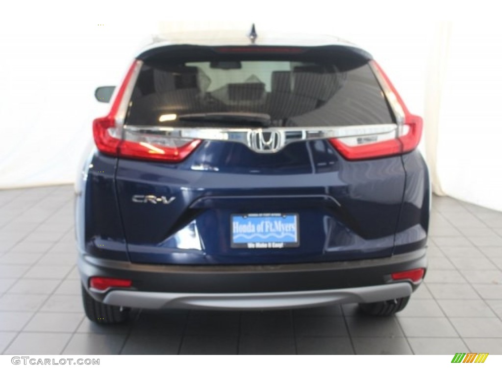 2018 CR-V EX-L - Obsidian Blue Pearl / Gray photo #8