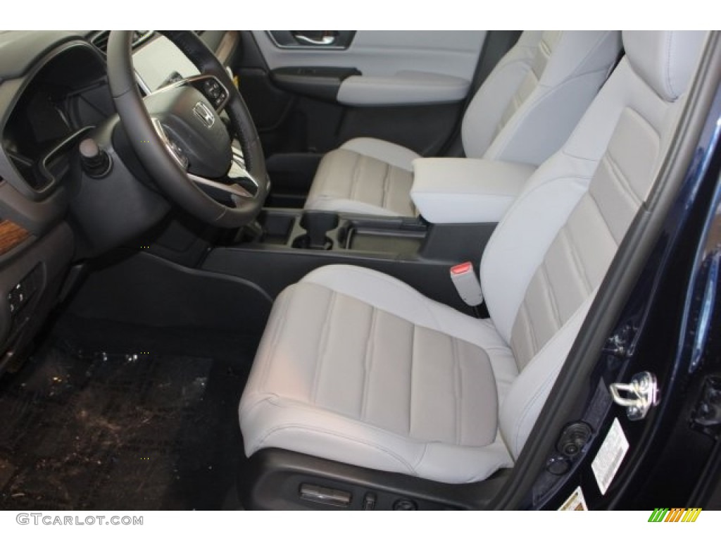 2018 CR-V EX-L - Obsidian Blue Pearl / Gray photo #17