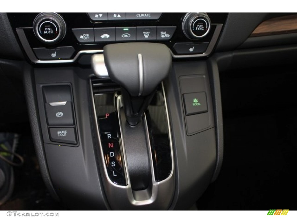 2018 CR-V EX-L - Obsidian Blue Pearl / Gray photo #29
