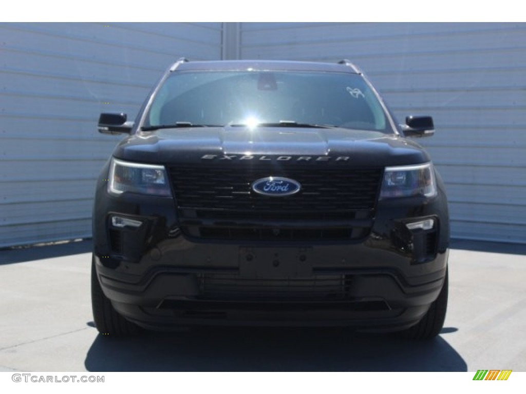 2018 Explorer Sport 4WD - Shadow Black / Ebony Black photo #2
