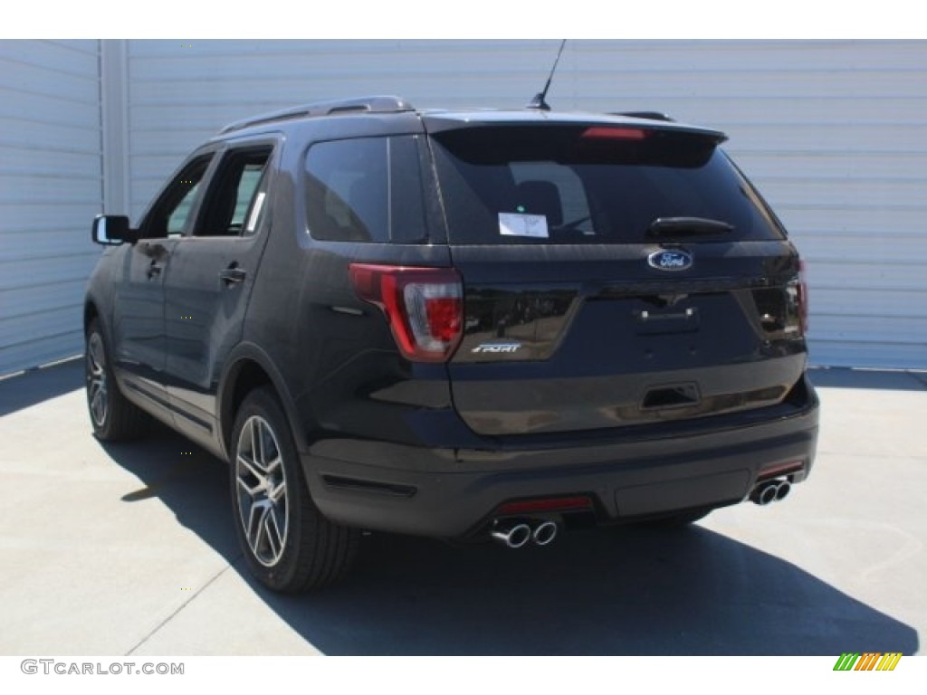 2018 Explorer Sport 4WD - Shadow Black / Ebony Black photo #6