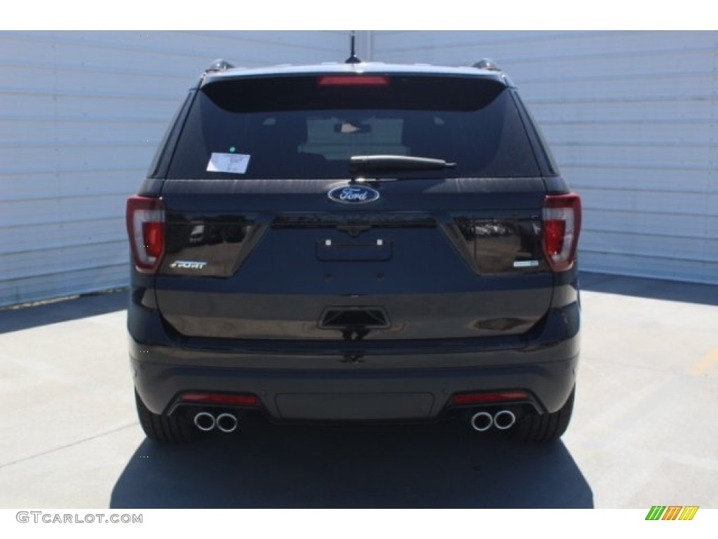 2018 Explorer Sport 4WD - Shadow Black / Ebony Black photo #7