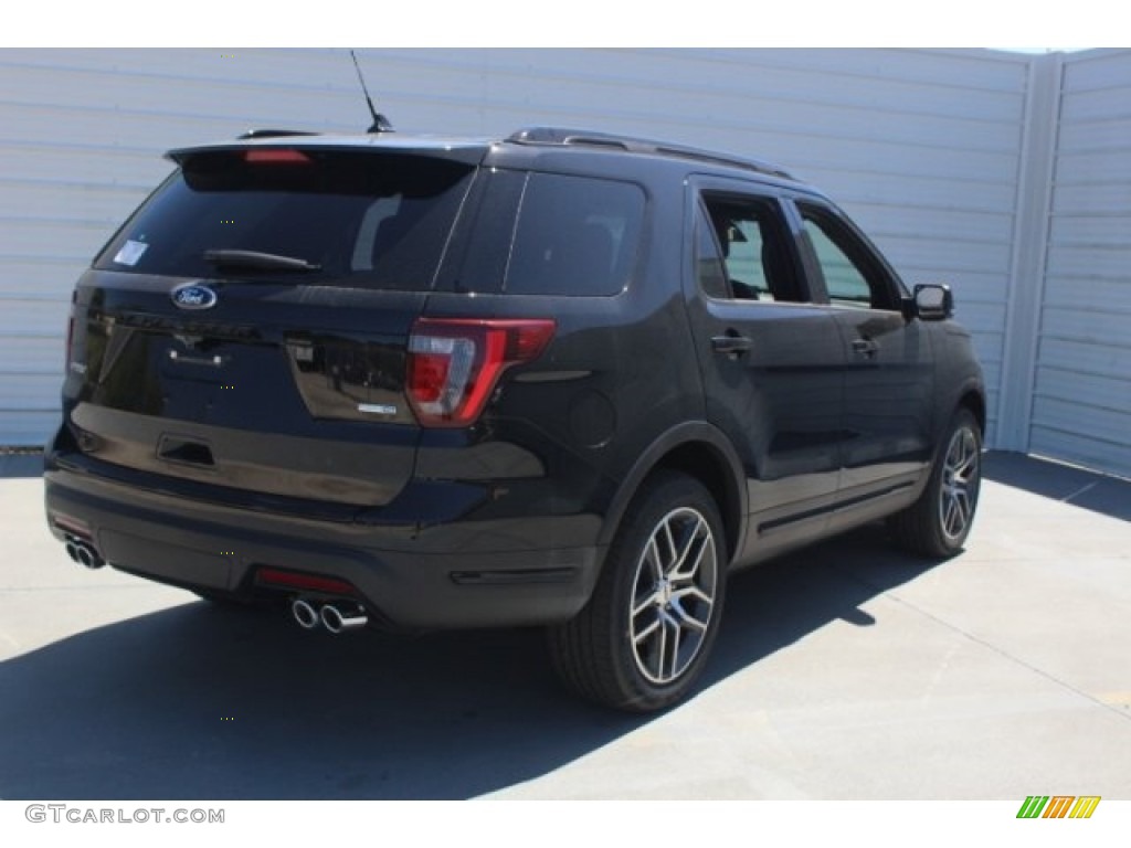 2018 Explorer Sport 4WD - Shadow Black / Ebony Black photo #8