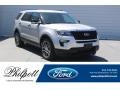 2018 Ingot Silver Ford Explorer Sport 4WD  photo #1