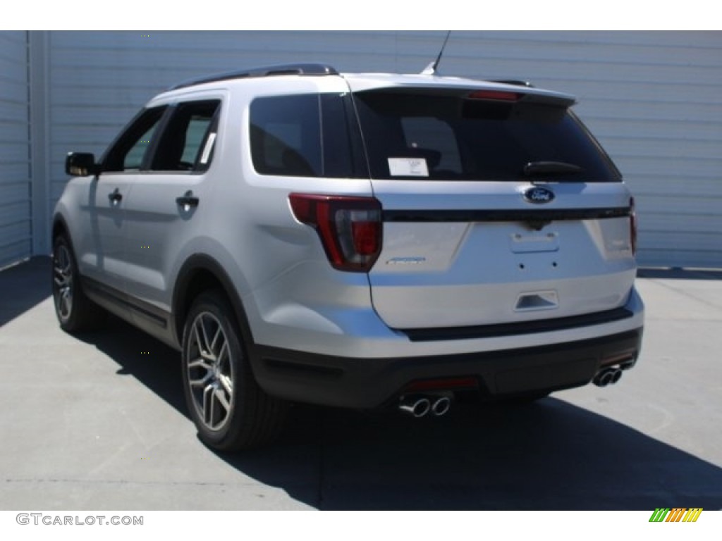 2018 Explorer Sport 4WD - Ingot Silver / Ebony Black photo #6